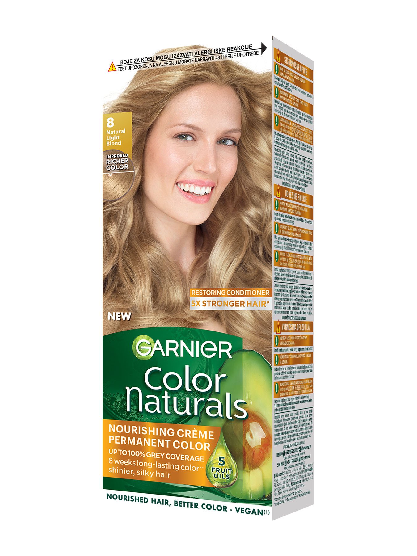 Garnier Color Naturals 8 Prirodno svijetlo plava